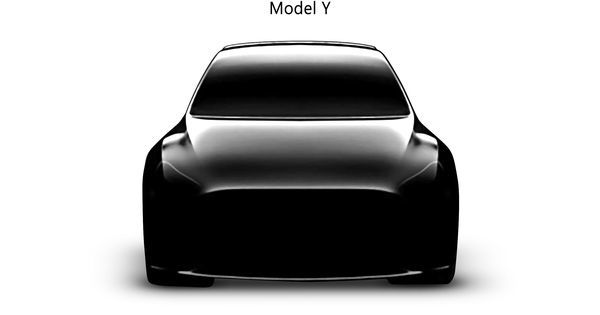 First teaser image of Model Y revealed by Tesla