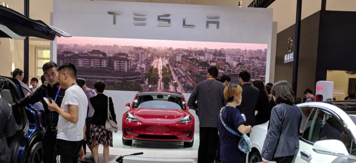 Tesla Model 3 officially debuts at 'Auto China 2018' in Beijing