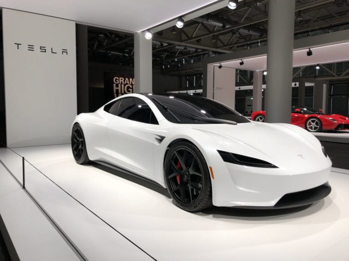 New Tesla Roadster pictures released as the car debuts at Grand Basel ...