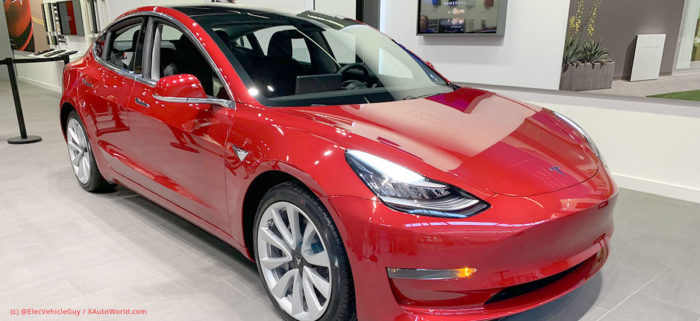 Tesla Model 3 price comparison chart - 2019 - X Auto